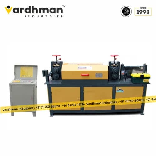 Decoiling & Straightening Machine 12 MM | Automatic Rebar Processing Unit