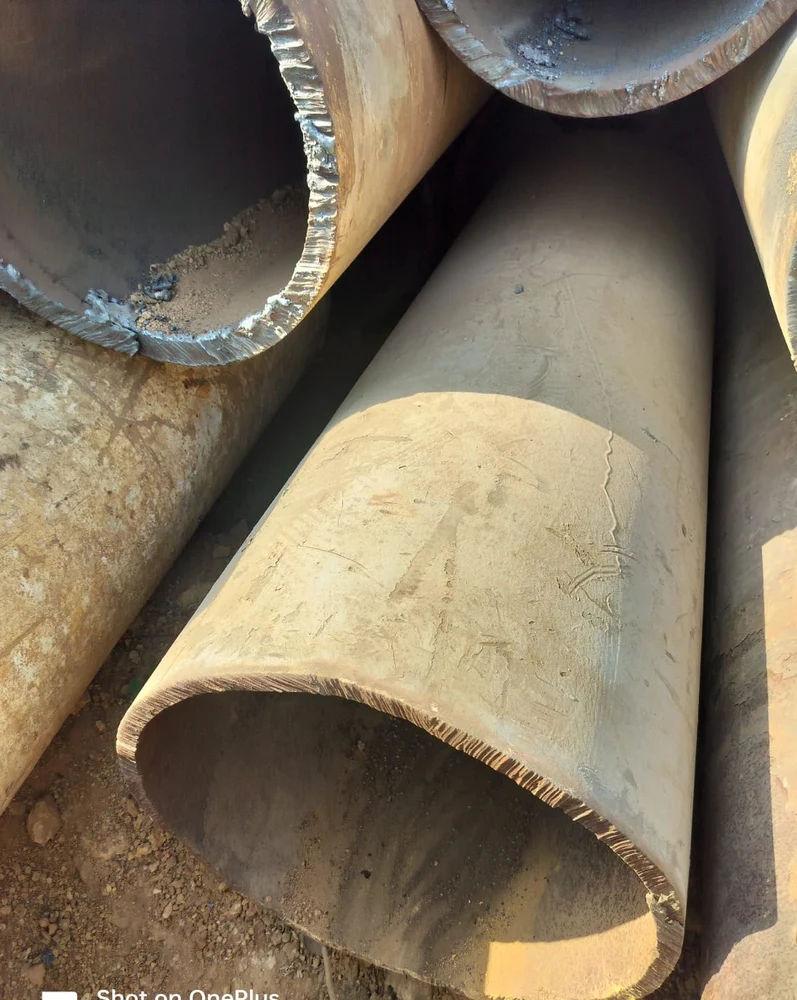 Mild Steel ERW Round Pipe 4 Inch | 6m Length Grade B | Copper Coated Industrial Steel Pipe 2