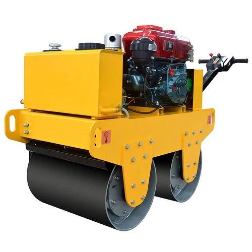 700 kg Double Drum Walk Behind Roller | 3 HP Diesel Road Roller