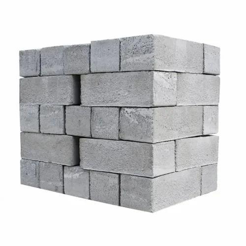 Cement Brick Grey Rectangular | Fire Resistant Eco-Friendly Bricks for Side Wall Construction 3