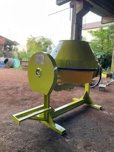 Electric Concrete Mixer Machine 30 m³/hr Output | Tilting Drum Mixer with Mild Steel Chassis 3