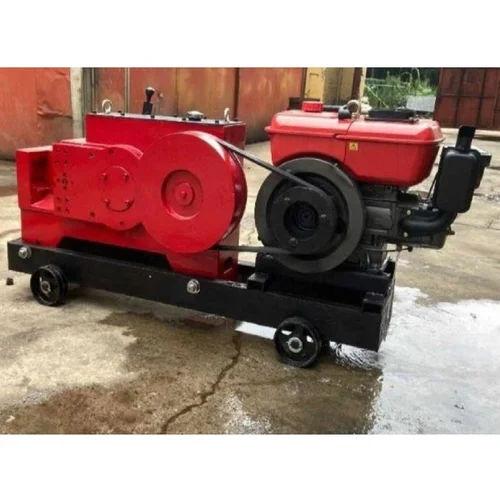 Diesel Engine Bar Cutting Machine (32mm) | Heavy Duty Industrial Rebar Cutter 3kW with 40mm Round Ba