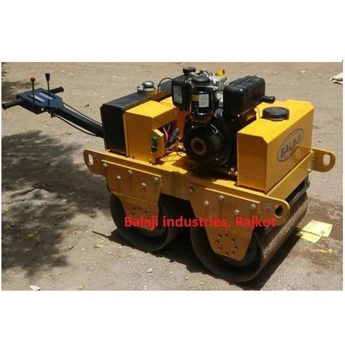 Balaji Walk Behind Roller | 9 HP Engine, 650 mm Working Width, 70 Hz