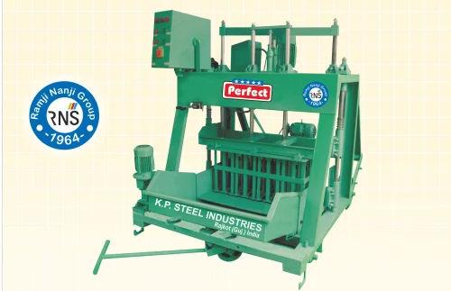 Semi Automatic Concrete Block Making Machine – 1000–1500 Blocks/Hour Hollow Block Machine