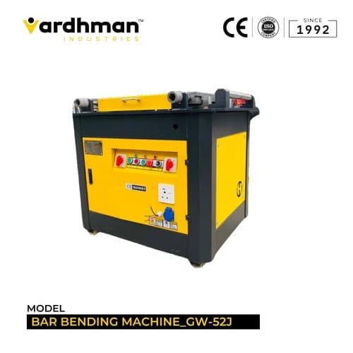 GW-50 (W52) J Bar Bending Machine | 7.5 HP Automatic Rebar Bender