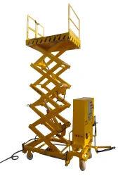 Mobile Scissor Lift 0.5 Ton Capacity | 10 Feet Hydraulic Industrial Lift 1