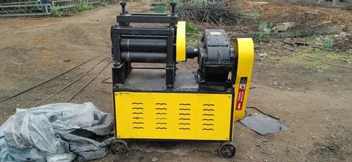 Steel Bar Straightening Machine | 6–25 mm | Semi-Automatic | DURGA India