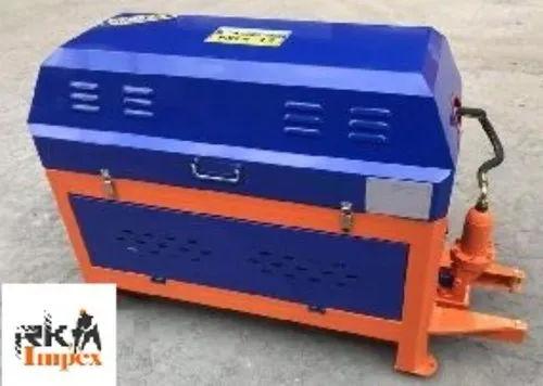 RK IMPEX GTQ4-12 Rebar Decoiling & Straightening Machine | 7.5kW Industrial Bar Processor