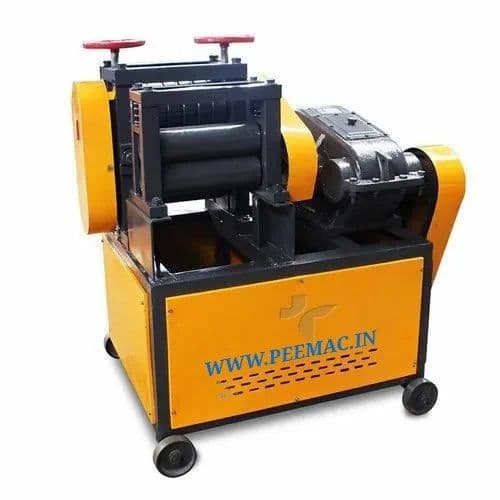 Scrap Rebar Straightening Machine – Semi-Automatic 18 SWG Mild Steel Bar Straightener | Made in Indi