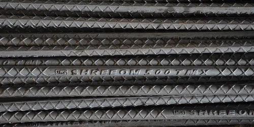 SAIL Fe 500 Mono TMT Bar 8mm | 12m Mild Steel Construction Bar | High Strength Building Material 1