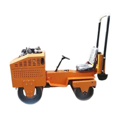 SMT-850 Ride On Roller | 10 HP Diesel Compactor with 800 Kg Working Weight