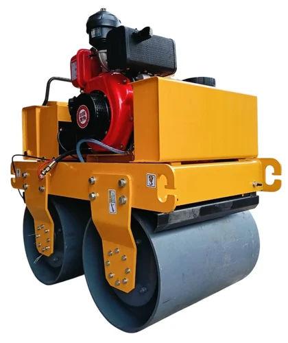 Walk Behind Double Drum Roller | 9 HP Diesel Vibratory Compaction Roller