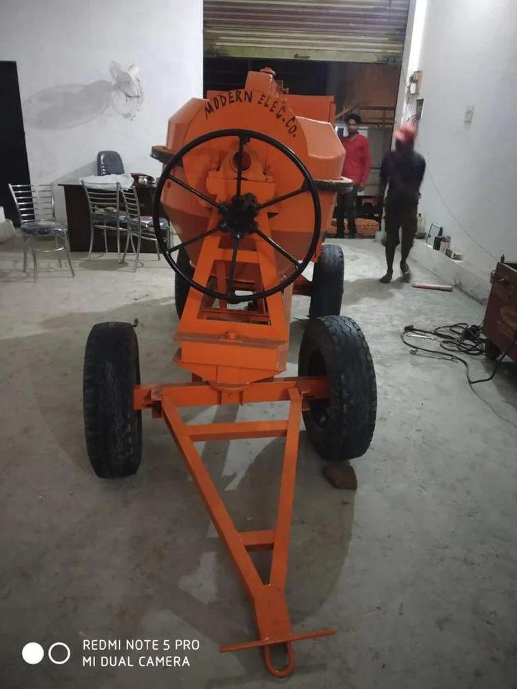 500L Cement Mixer Machine MEC-CC-HE | Diesel Semi-Automatic Tilting Drum Mixer 8.5 HP 3