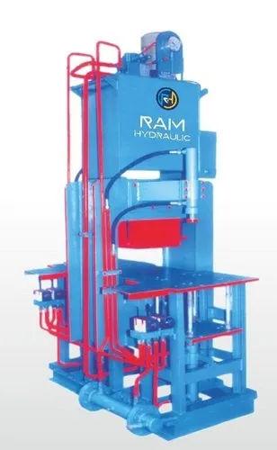 Ram Hydraulic Oil Hydraulic Paver Block Machine – 175 Bricks/Hour Manual Paver Block Machine (5 HP)