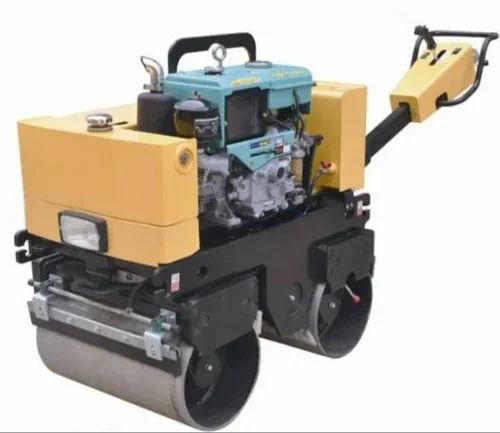 1 Ton Double Drum Walk Behind Roller | 10HP Diesel Compactor