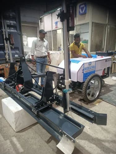 SWITECK INDIA 3.5 Meter Walk Behind Laser Screeding Machine – GX160 Engine | Electric | Made in Indi