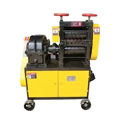Scrap Straightening Machine 6–14mm with Cutter | High-Speed Bar Straightener