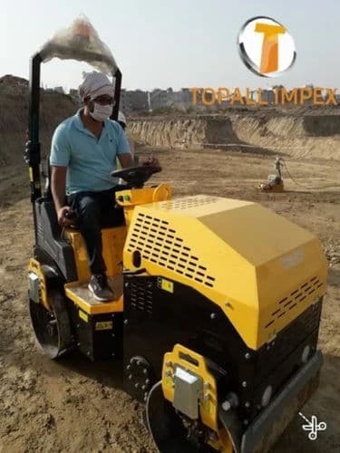 FVR 1200 Ride On Roller | Double Drum Compactor 13 HP | Best Price India