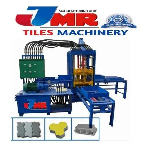 JMR Tiles & Machinery Cement Brick Making Machine – 1400 Bricks/Hour Automatic 4