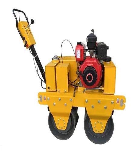 Double Drum Roller 3 Ton | 900 mm Drum Width | 10 HP Walk Behind Vibratory Roller