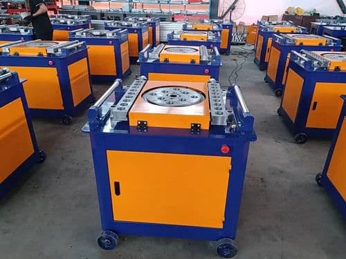 GW 50-J Bar Bending Machine | 42 mm Semi-Automatic Rebar Bender