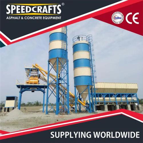 Speedcrafts SCP 30 Stationary Concrete Batching Plant – Automatic SCADA RMC Plant 30 m³/hr Capacity 4