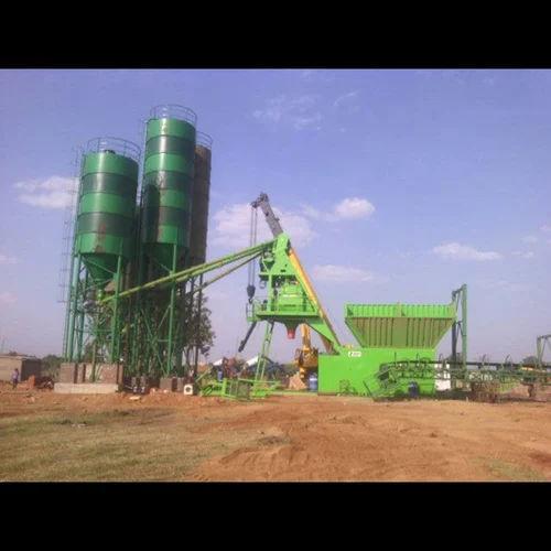 Concrete Batching Plant 100-200 Ton/Day | Fast Cycle Time 1-2 Min Industrial Plant
