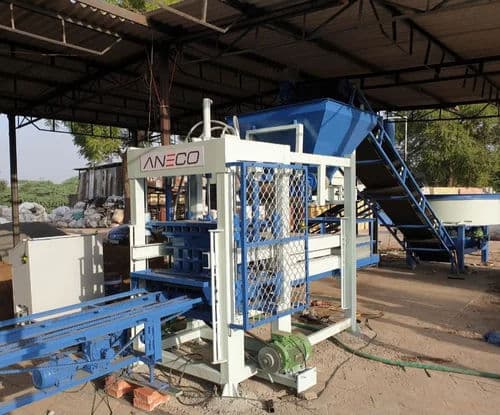 Aneco 10V Automatic Industrial Concrete Block Making Machine 540 Pieces/Hour