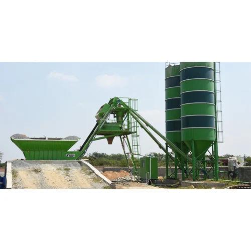 Ready Mix Concrete Plant 120 m³/hr | Twin Shaft Semi Automatic Stationary RMC Plant