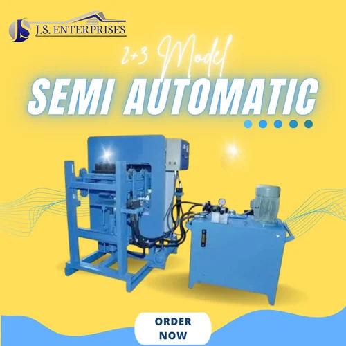 Semi Automatic Fly Ash Brick Making Machine 1000 Bricks/Hour | 120 Ton Hydraulic Press