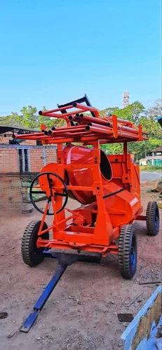 Cement Mixer Machine with Lift 750L | Diesel Tilting Drum 10HP Kirloskar Engine | Portable Semi-Au 2