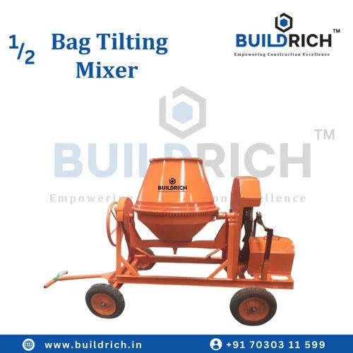Cement Mixer Half Bag 100L | Buildrich 2 HP Diesel Semi-Automatic