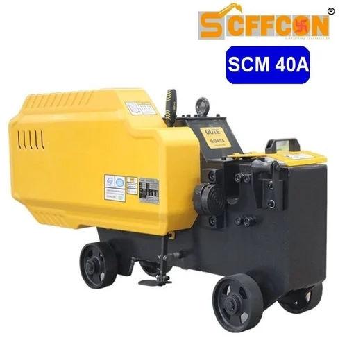 SCM 40A Bar Cutter Machine 6–32mm, 5HP Motor, Portable Automatic Rebar Cutting