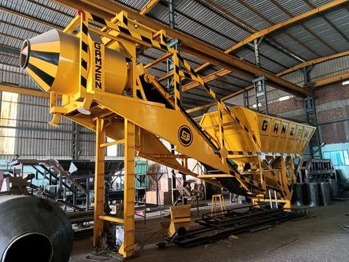 Electric Ready Mix Concrete Plant Reverse Drum | Automatic RMC Batching Plant Made in India