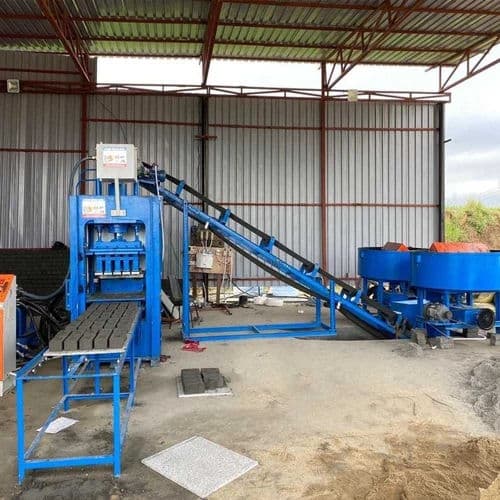 Cement Brick Making Machine 1500 Bricks/Hour – 25 kW Hydraulic | Automatic