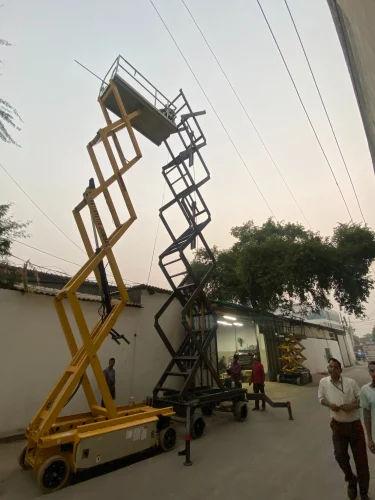 Hydraulic Ladder Lift 16 m Height | 500 Kg Capacity Mild Steel Industrial Lift 1