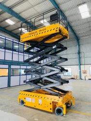 40 Feet Hydraulic Scissor Lift 0.3 Ton Capacity | Battery Powered Electric Lift Platform