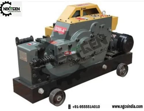 TMT Bar Cutting Machine 40mm – 6 HP, 28 Cuts/Min, Heavy-Duty