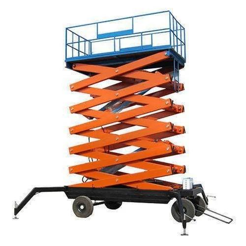 PRIME Movable Scissor Lifter 500 Kg Capacity | 20 Feet Hydraulic Electric Lift PlatformPRIME Movable 1