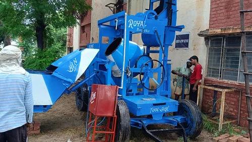 KAME Cement Mixer with Digital Weight Batcher | 500 Kg Weighing Capacity | 3 Hopper Batching Machine