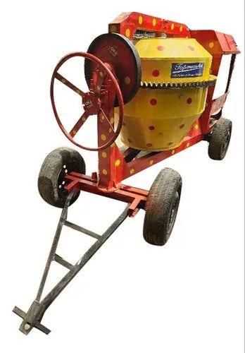 Hand Operated Concrete Mixer 500L | 8HP Diesel Reverse Drum Mixer Machine Price