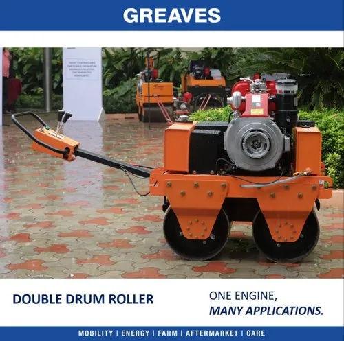 Cotton Greaves GWR2000 Walk Behind Double Drum Roller | Semi Hydraulic Compactor with 45HP Engine