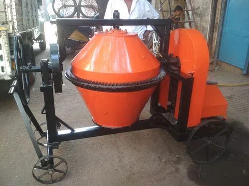VIPL Half Bag Concrete Mixer 250L Semi Automatic | 2HP Heavy Duty Construction Mixer