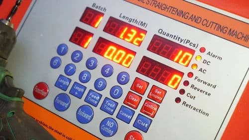 GT4 10MM 1 Phase Rebar Decoiling Machine – 850 Pieces/Hour, 10kW, 240V 3