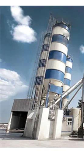 20 Cum/hr Semi Automatic Concrete Batching Plant | Twin Shaft / Turbo Pan Mixer