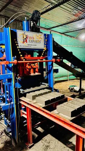 HVB Automatic Cement Brick Making Machine 1000 Bricks/Hour – Vacuum Extruder