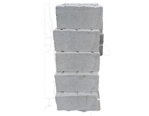 Concrete Brick 9x4x3 Inch Water-Resistant Grey Block for Side & Partition Walls 3
