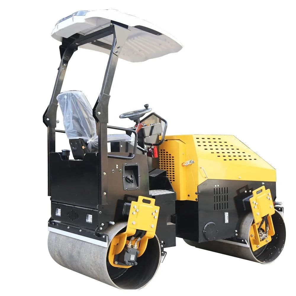 24 kN Double Drum Vibratory Road Roller | 9 HP Diesel, 650 mm Working Width 4
