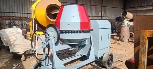 2 Bag Cement Mixer Machine 750L | 10 HP Kirloskar Diesel Engine | Tilting Drum Cement Mixer