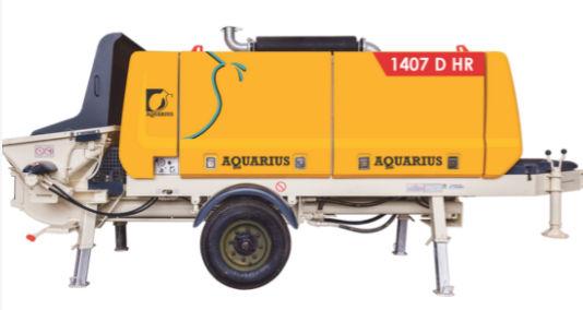 Aquarius 1407D HR High Pressure Stationary Concrete Pump